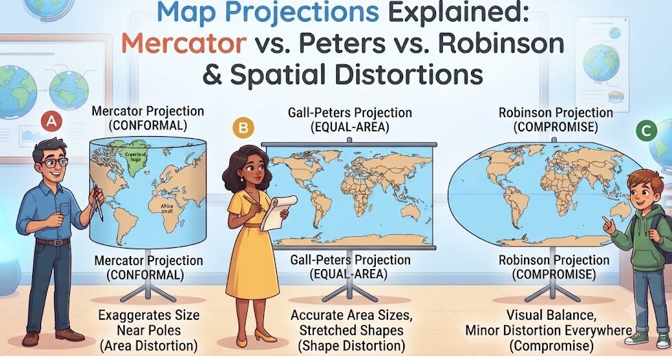 Map Projections Explained: Mercator vs Peters