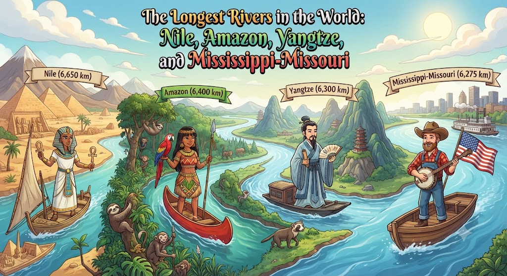 The Longest Rivers in the World